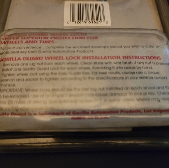 GORILLA GUARD WHEEL LOCKS - Picture 8 of 14
